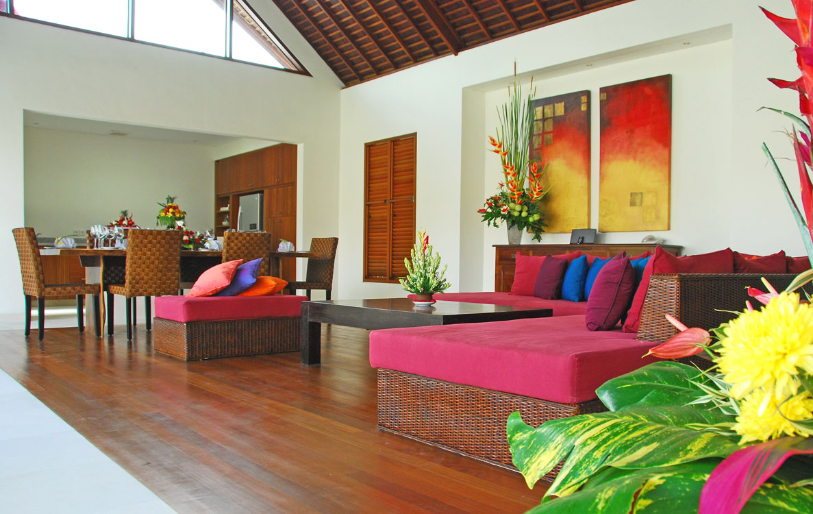 Dining and Living Room - Villa Saba Sadewa, Canggu Bali
