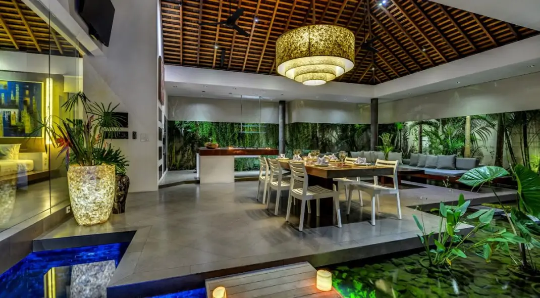 Dining area - Villa Banyu, Seminyak Bali