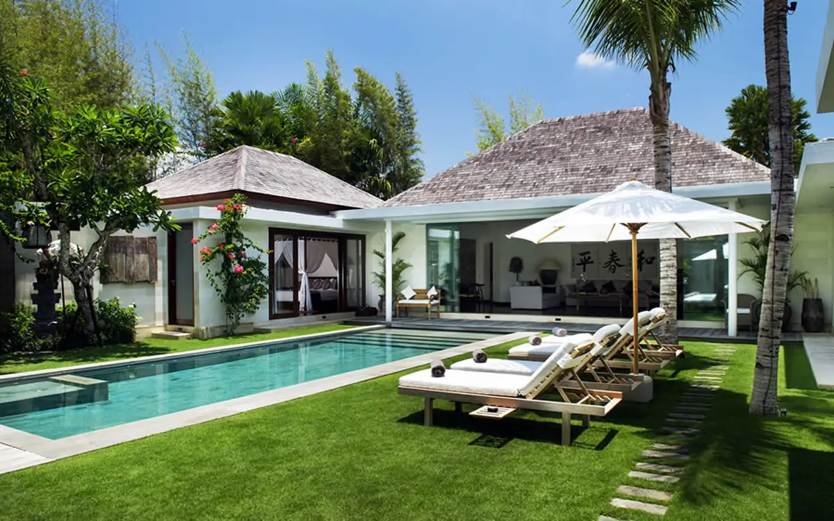 Pool side - Villa Alabali, Seminyak Bali
