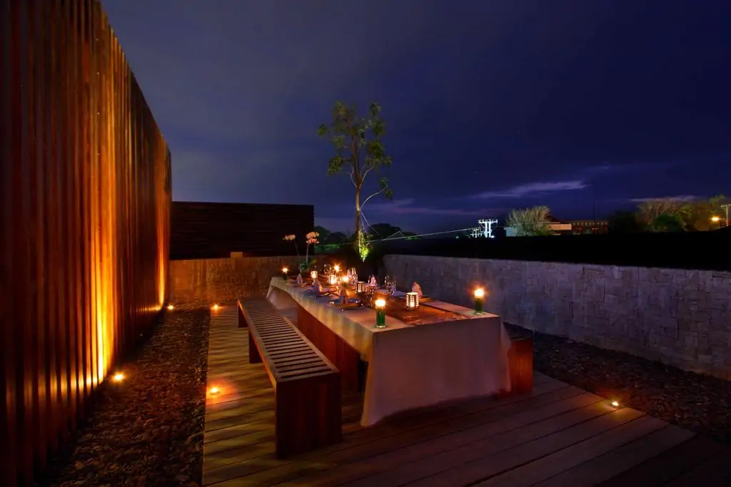 Rooftop Dining - Villa Aswattha, Canggu Bali