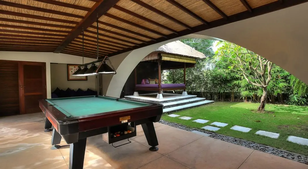 Billiards Area - Villa Indah Manis, Uluwatu Bali
