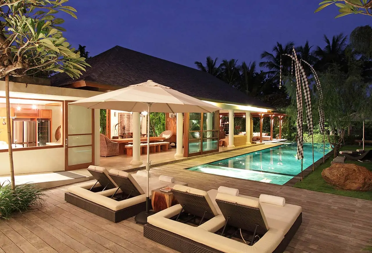 Swimming Pool Area - Villa Sarasvati, Canggu Bali