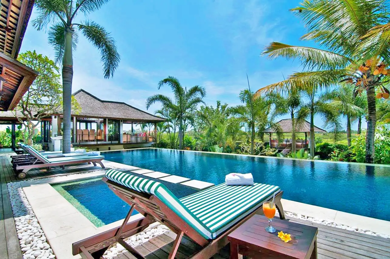 Pool area - Villa Coraffan, Canggu Bali