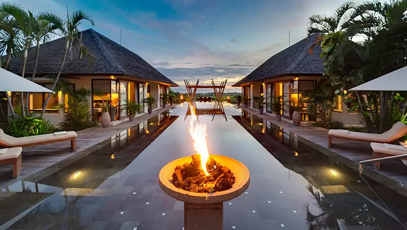 Pool area – Villa Mandalay, Tanah Lot Bali